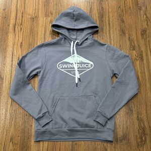 Swing Juice Hoodie Mens XS Gray Performance Golf Stretch Fleece Lined Sweatshirt